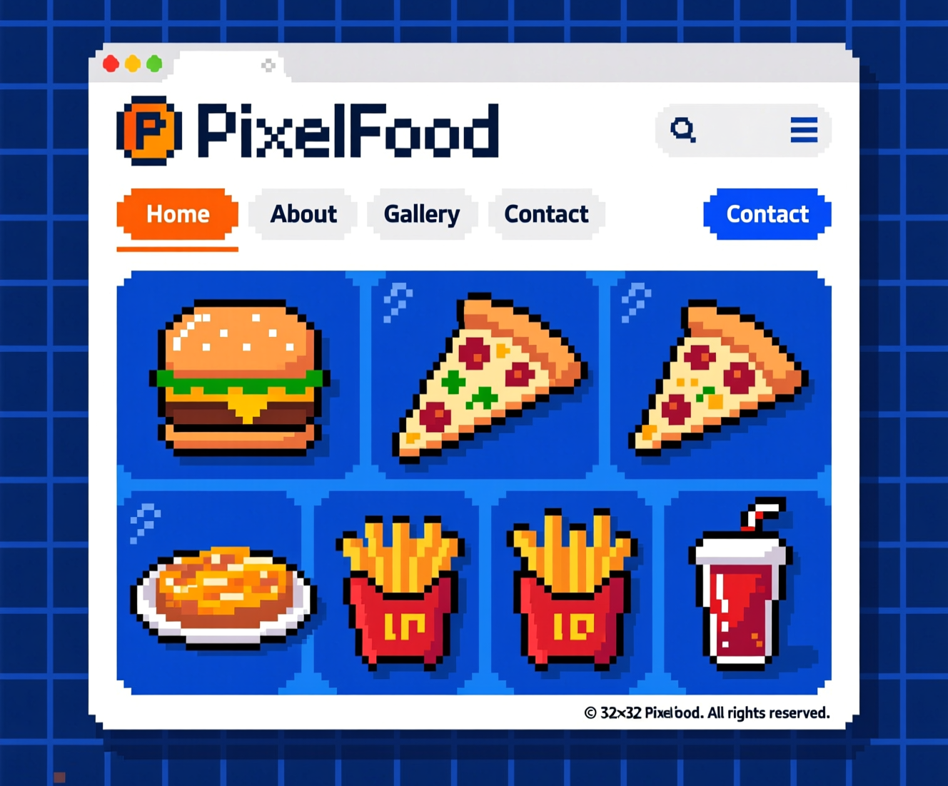 Pixel Food Encyclopedia (Detailed View) logo
