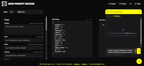 JSON Prompt Engine gallery image