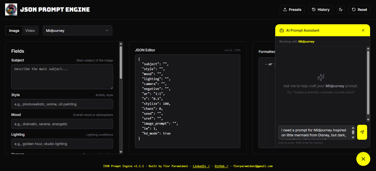 JSON Prompt Engine screenshot 3