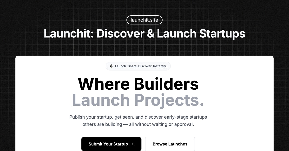 Launchit - Main product screenshot demonstrating key features and user interface