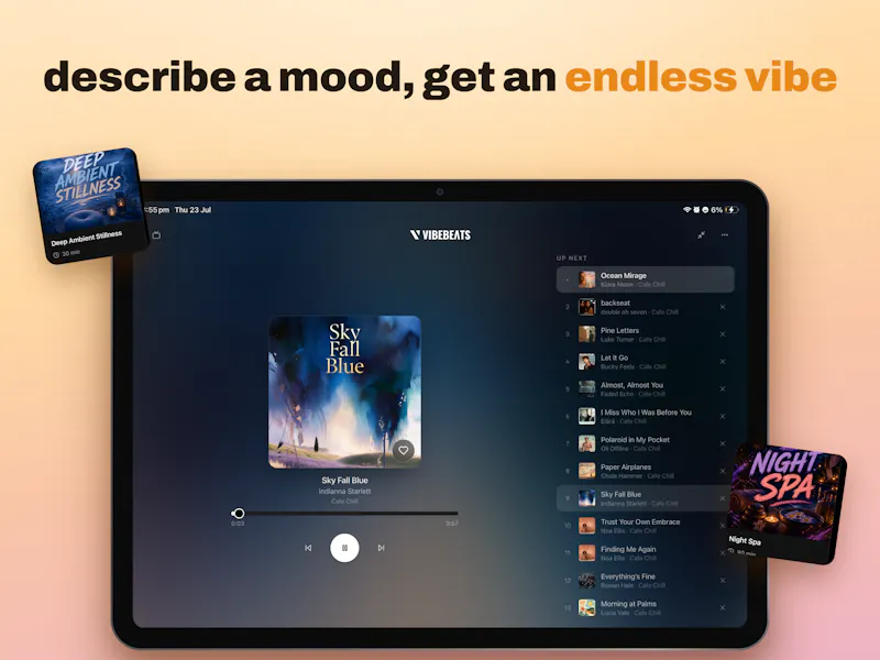 VibeBeats AI Music screenshot 2