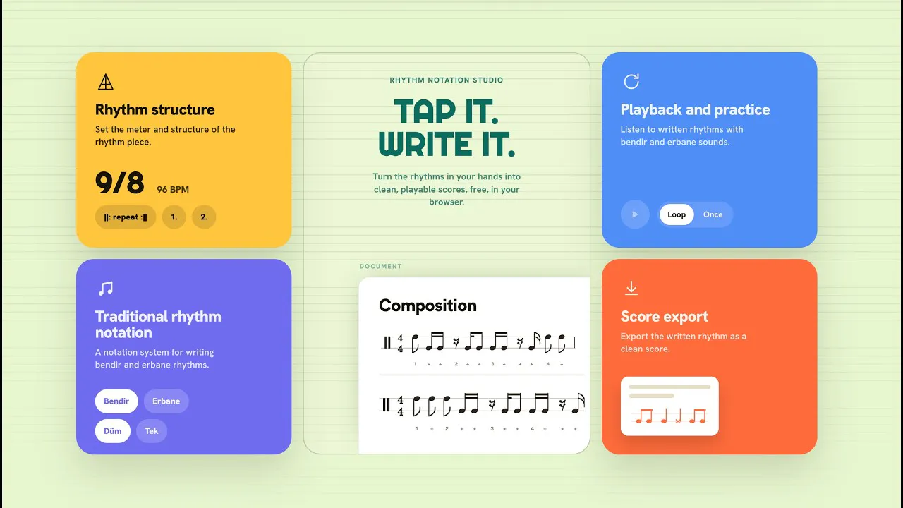 Ritmik — Rhythm Exercise Builder gallery image