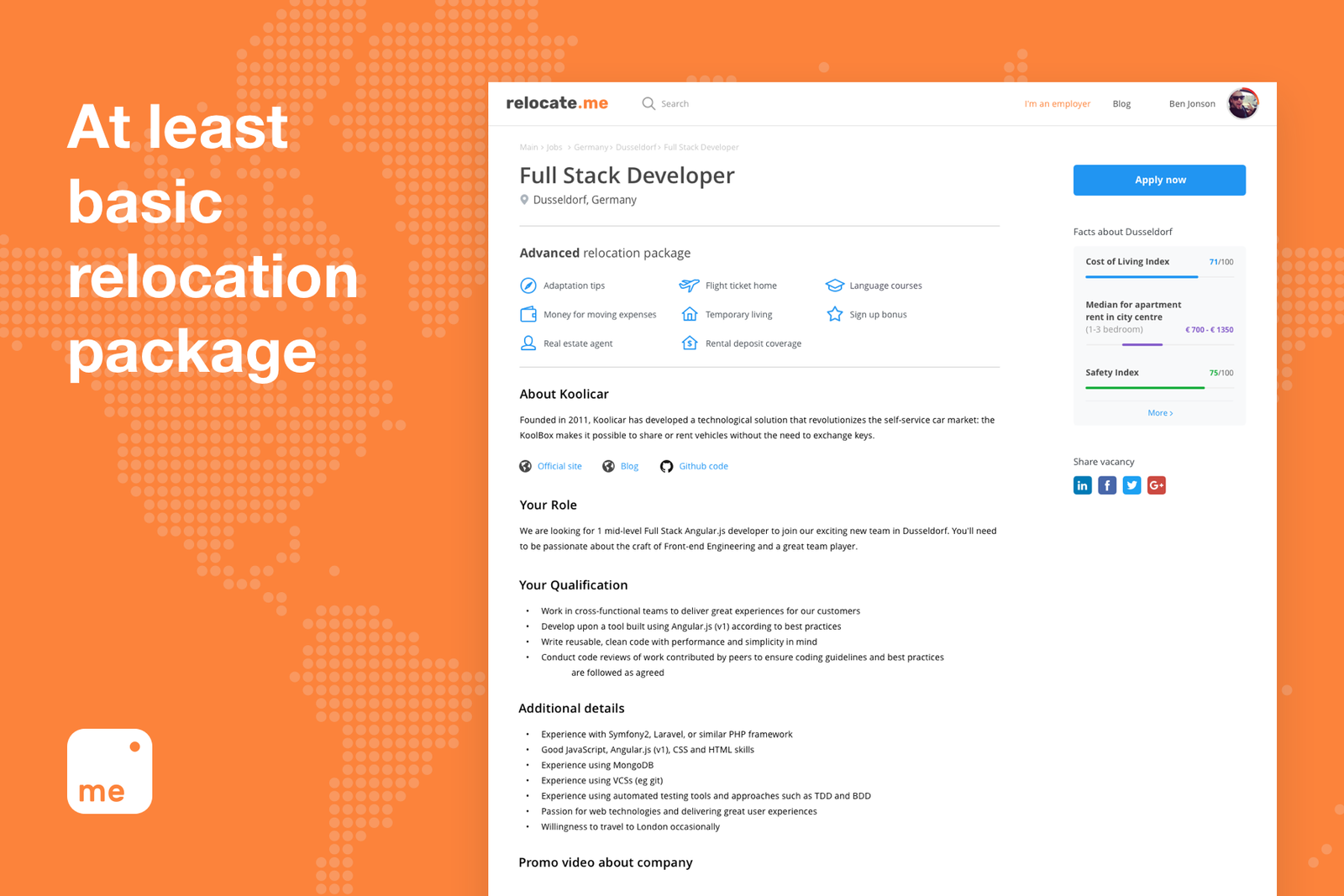Relocate Relocation for a tech job without a hitch