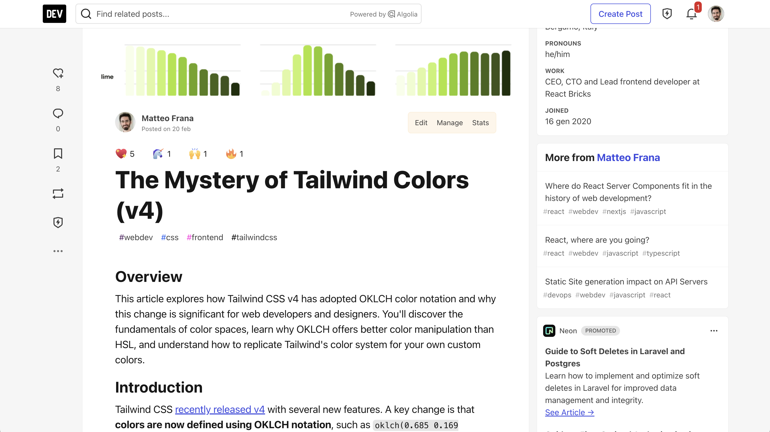 Uihue - Générateur de palettes Free Tailwind4 media 5