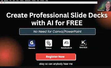 Create Pro Presentations FREE with AI gallery image