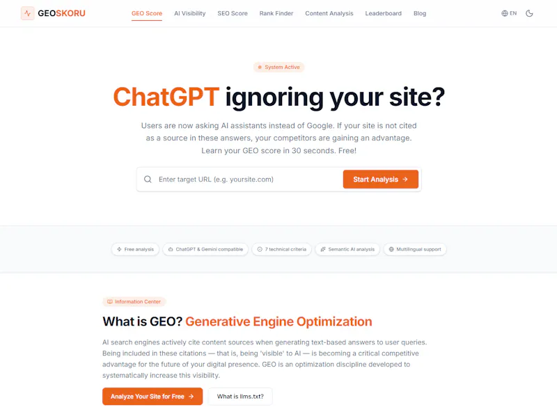 GeoSkoru screenshot 2