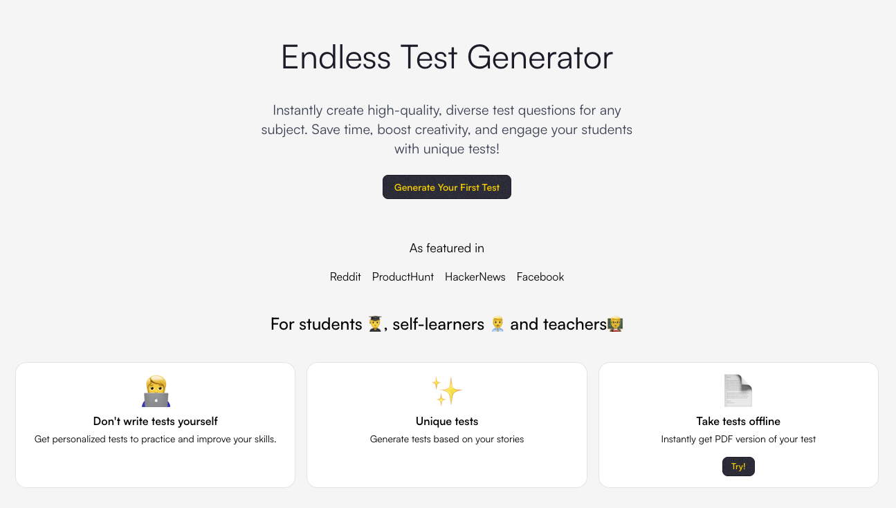 Endless Test gallery image