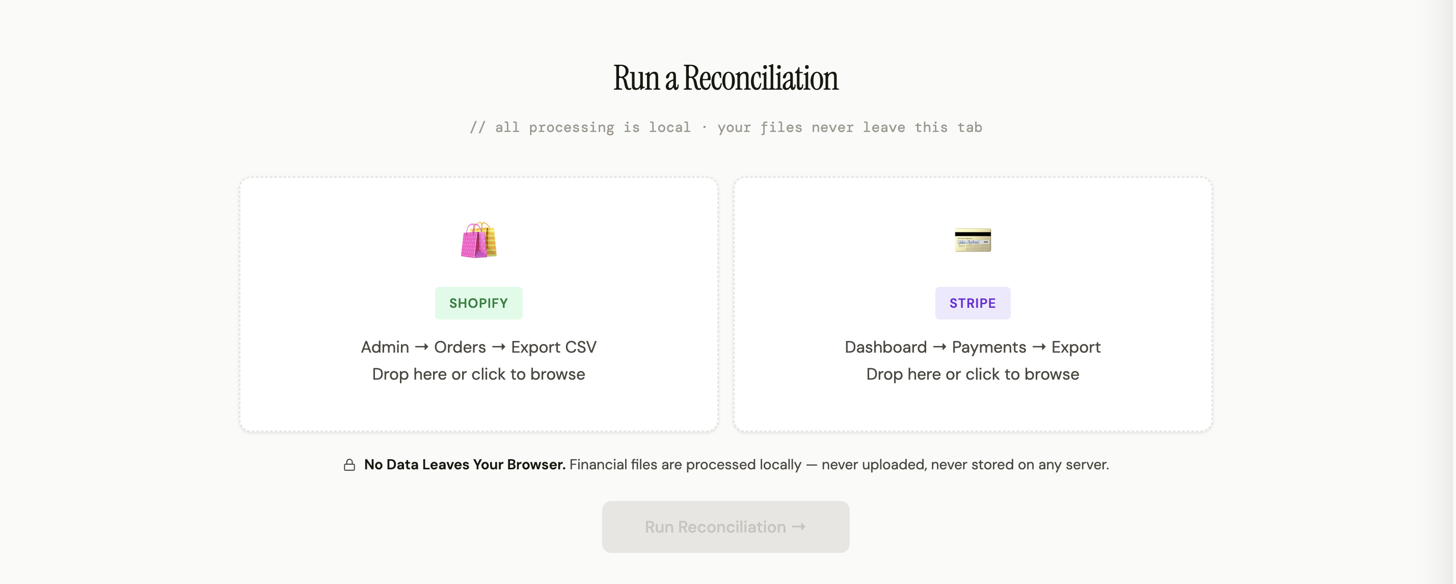Reconcra — Shopify & Stripe Reconciler gallery image