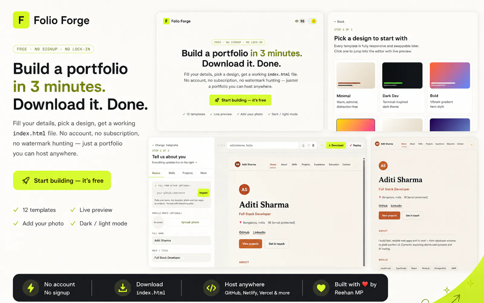 Folio Forge screenshot 3