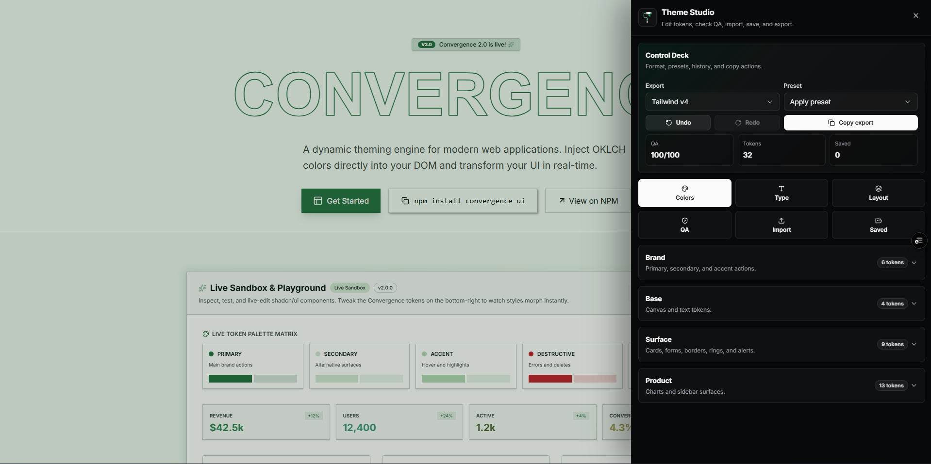 Convergence UI gallery image