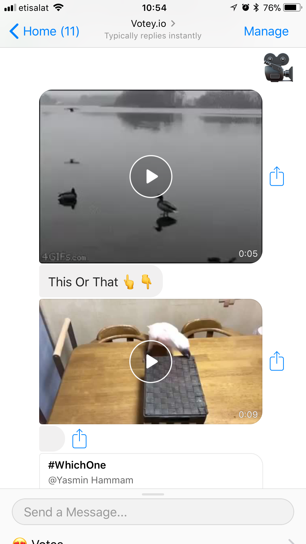 Votey.io - Bot for making decisions with friends :) gallery image