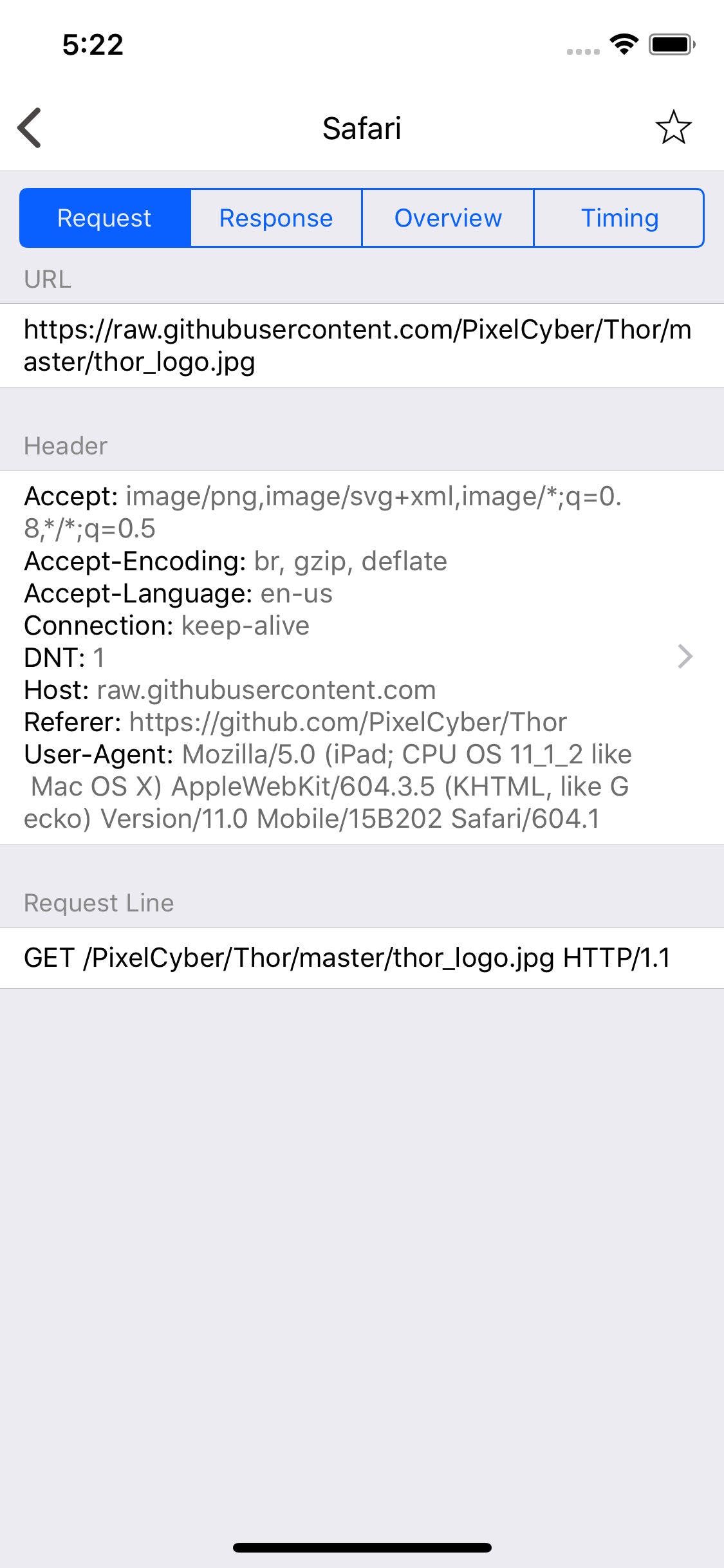 Thor - HTTP Sniffer/Inspector for iOS media 3