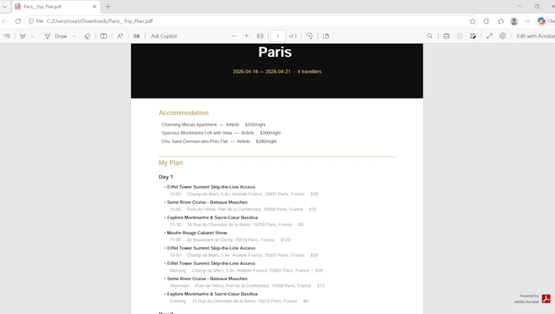 Plan IT AI screenshot 2
