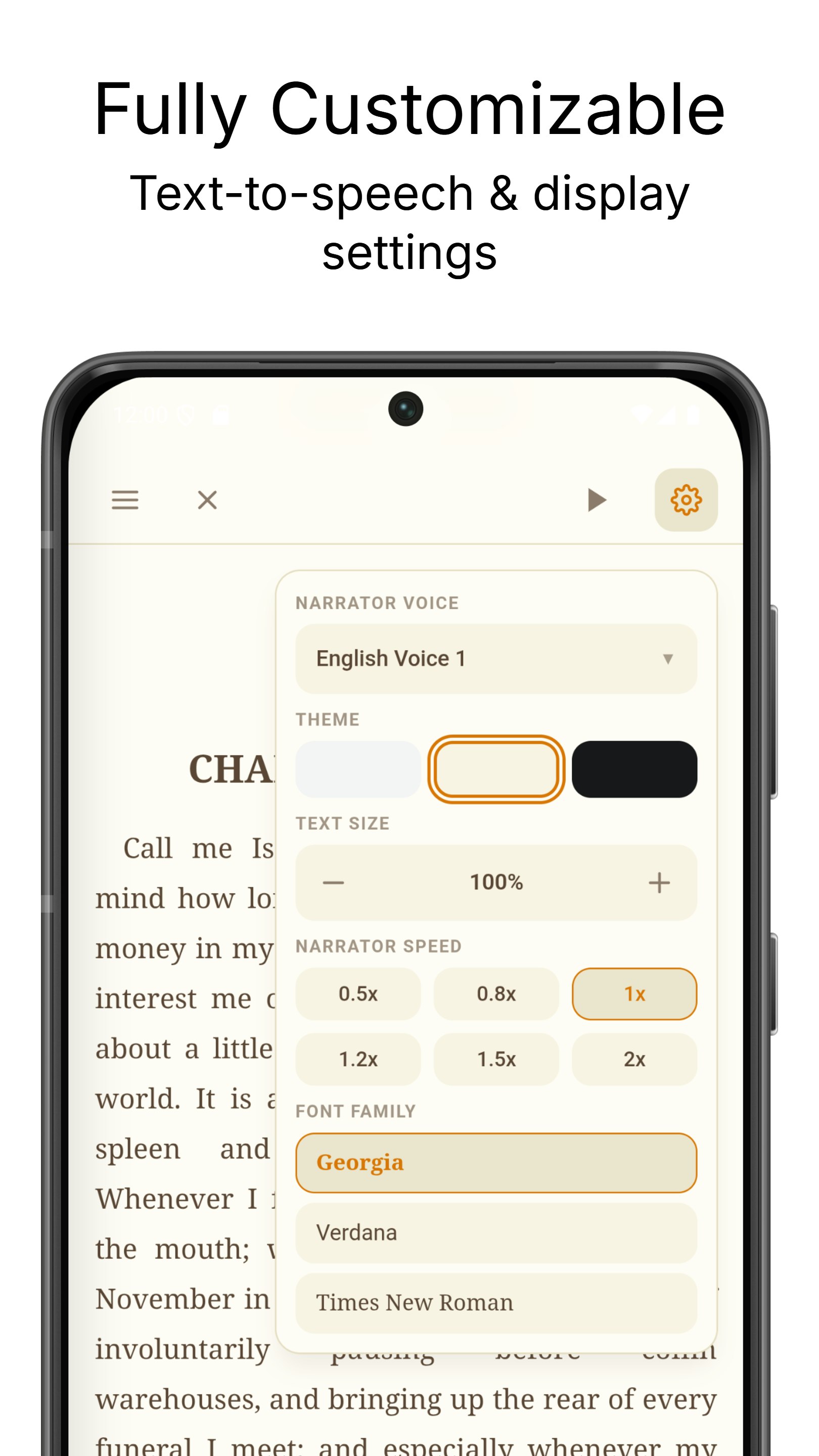 Resona: AI Epub Reader - Screenshot 2 showing product features and functionality