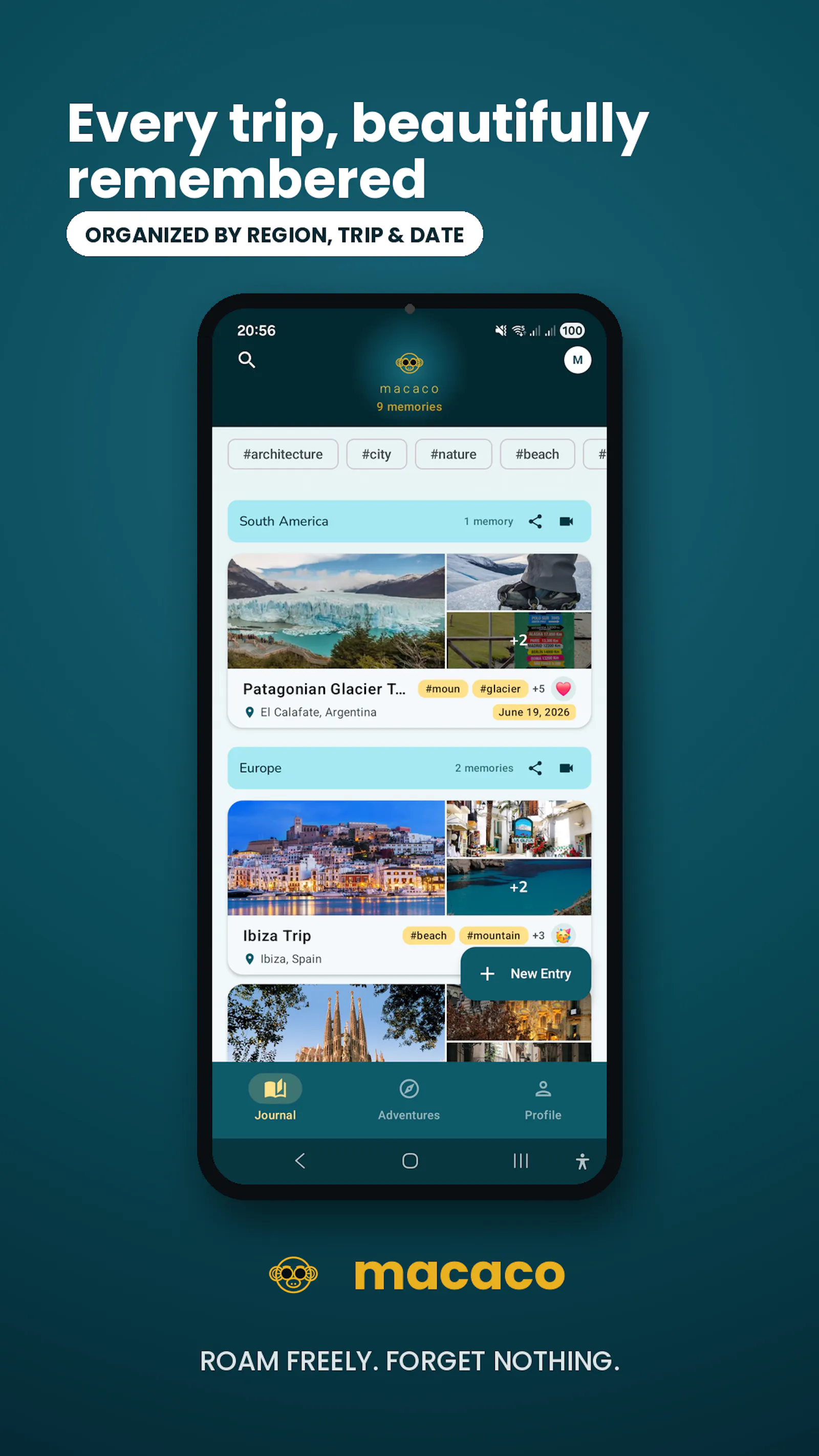 Macaco: Minimalist Trip Diary screenshot 7