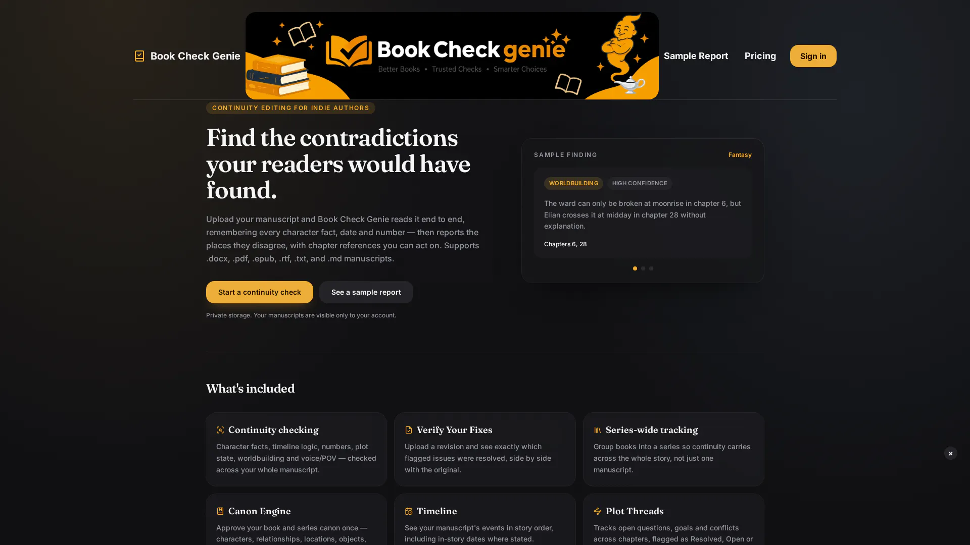 Book Check Genie gallery image