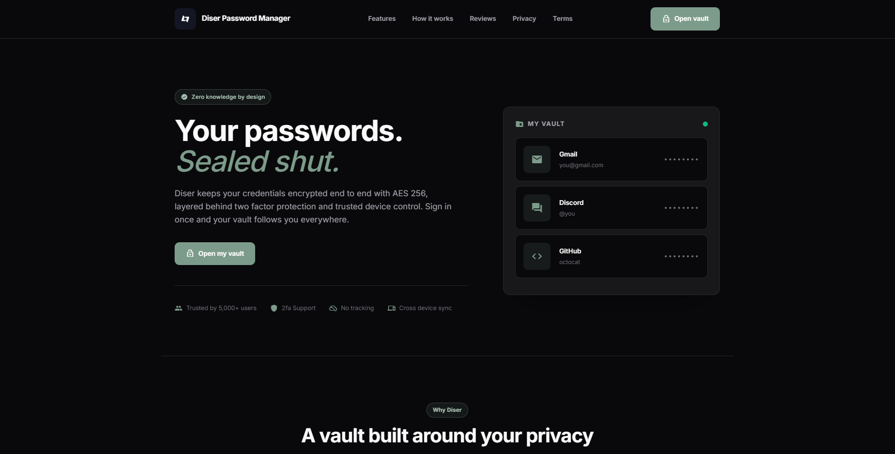 Password Manager by diser.me gallery image