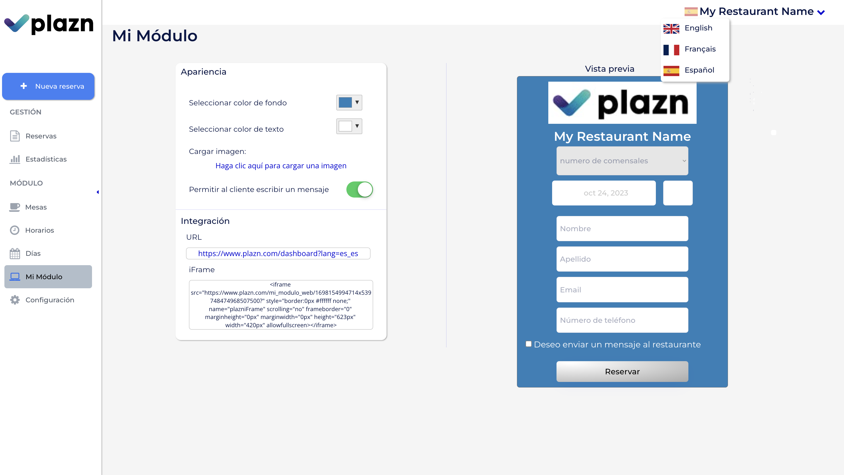 Plazn.com - 식당 예약을 단순화하고 비즈니스를 늘리십시오 미디어 8