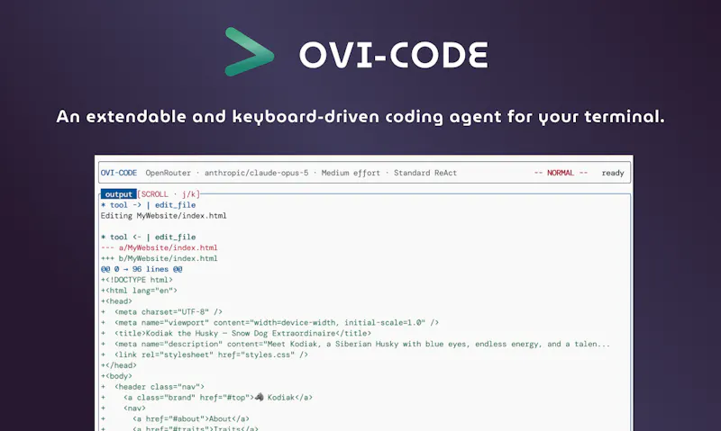 OVI-CODE screenshot 1