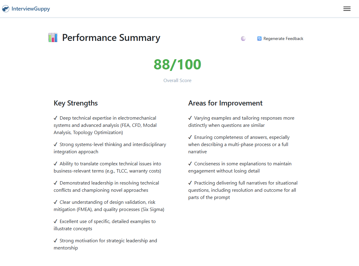 InterviewGuppy - Interview prep tool gallery image