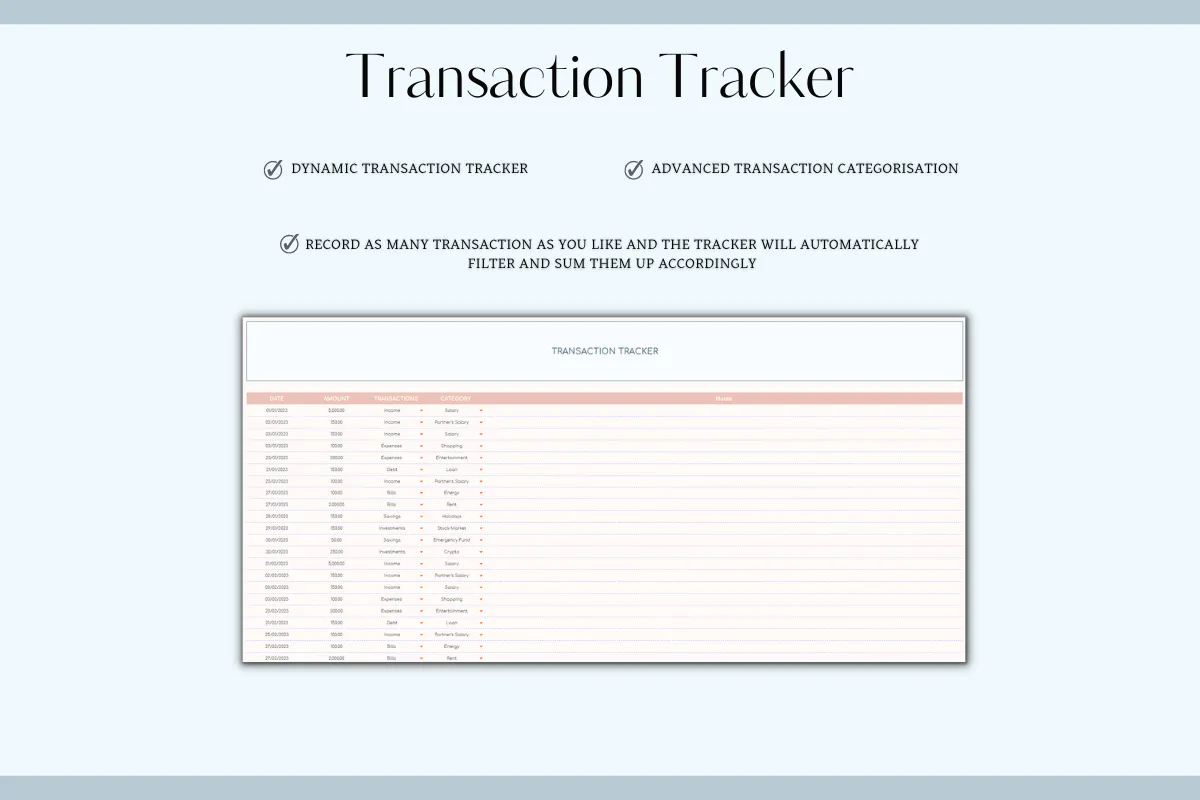 Annual Budget Spreadsheet Template gallery image