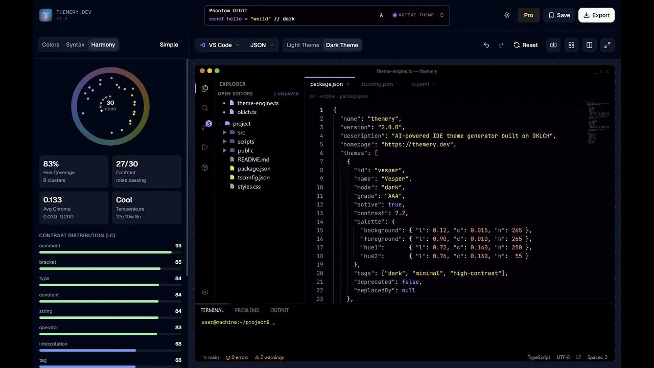 Themery: Build beautiful themes for your IDE | Product Hunt