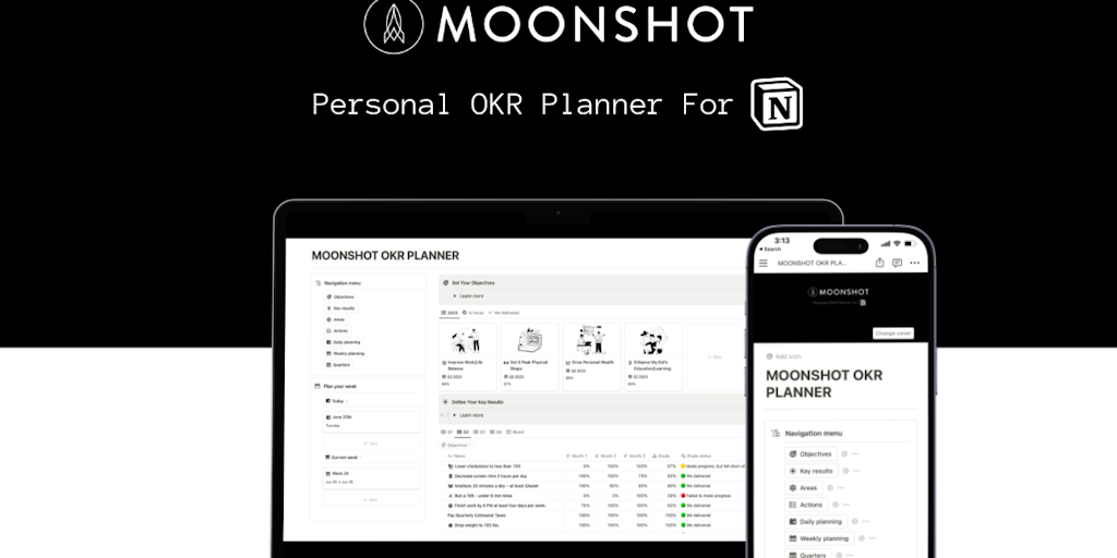 Moonshot OKR Notion Template Product Information and Latest Updates Moonshot OKR Notion Template Product Information and Latest Updates