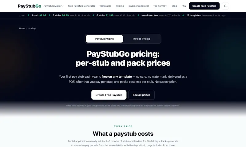 PayStubGo screenshot 4