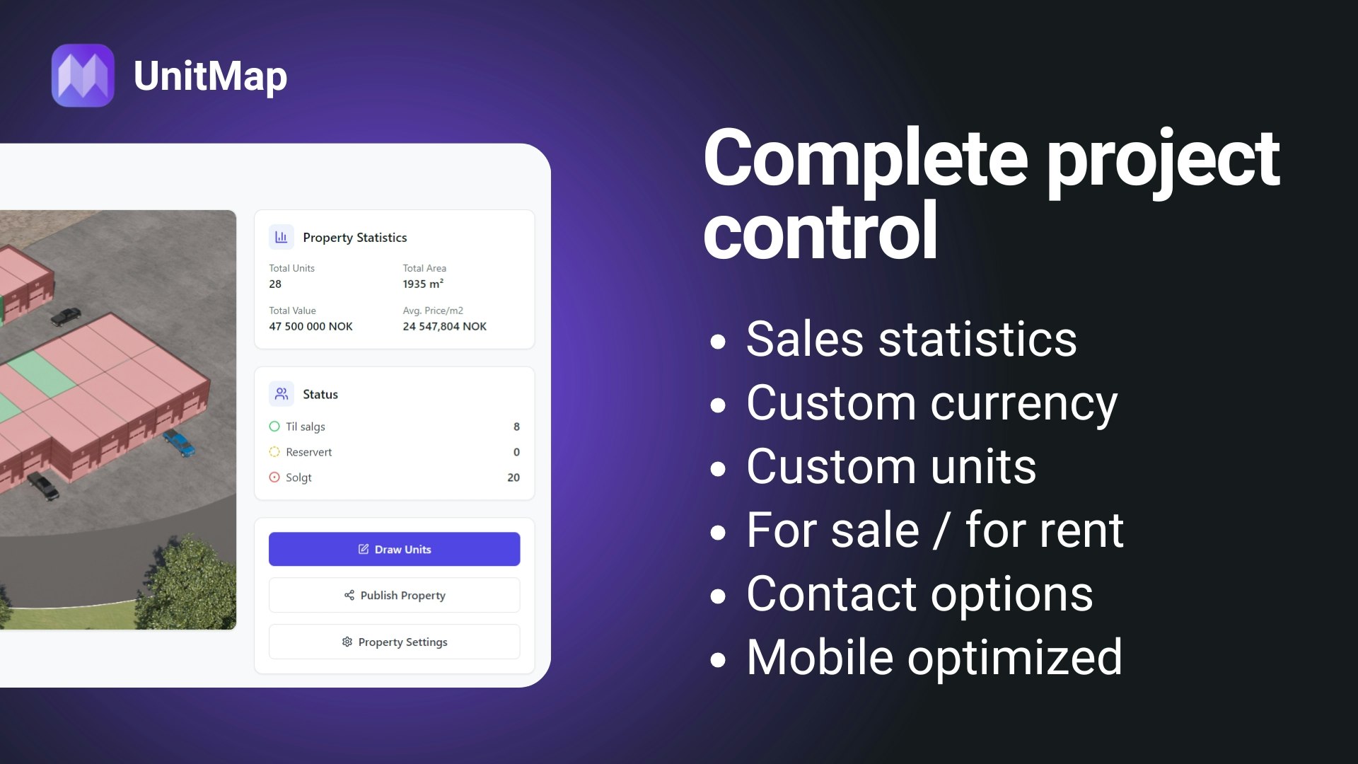 وسائط unitmap - تصور وبيع وحداتك بخريطة تفاعلية. 3