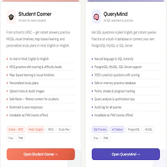Mukesh AI Tools-Student-Corner&QueryMind