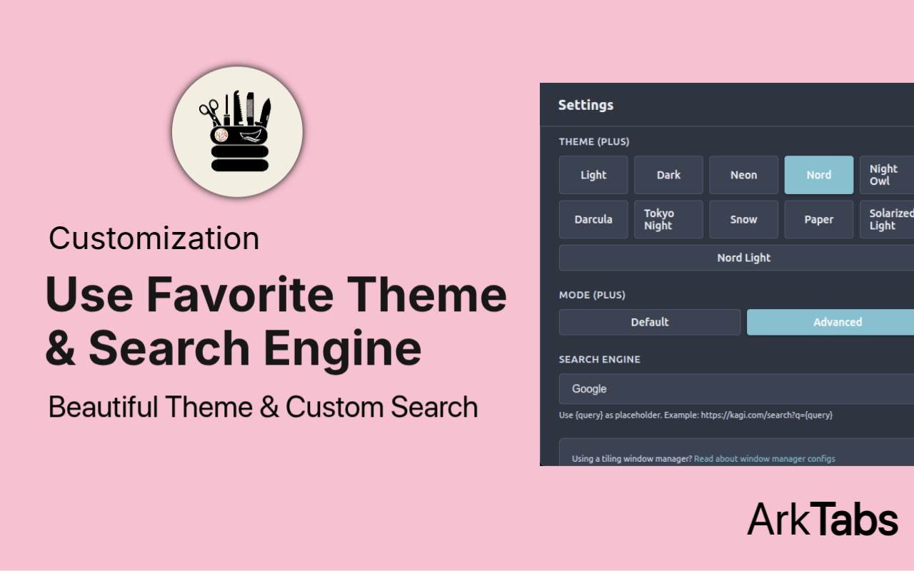 ArkTabs - Screenshot 3 showing product features and functionality