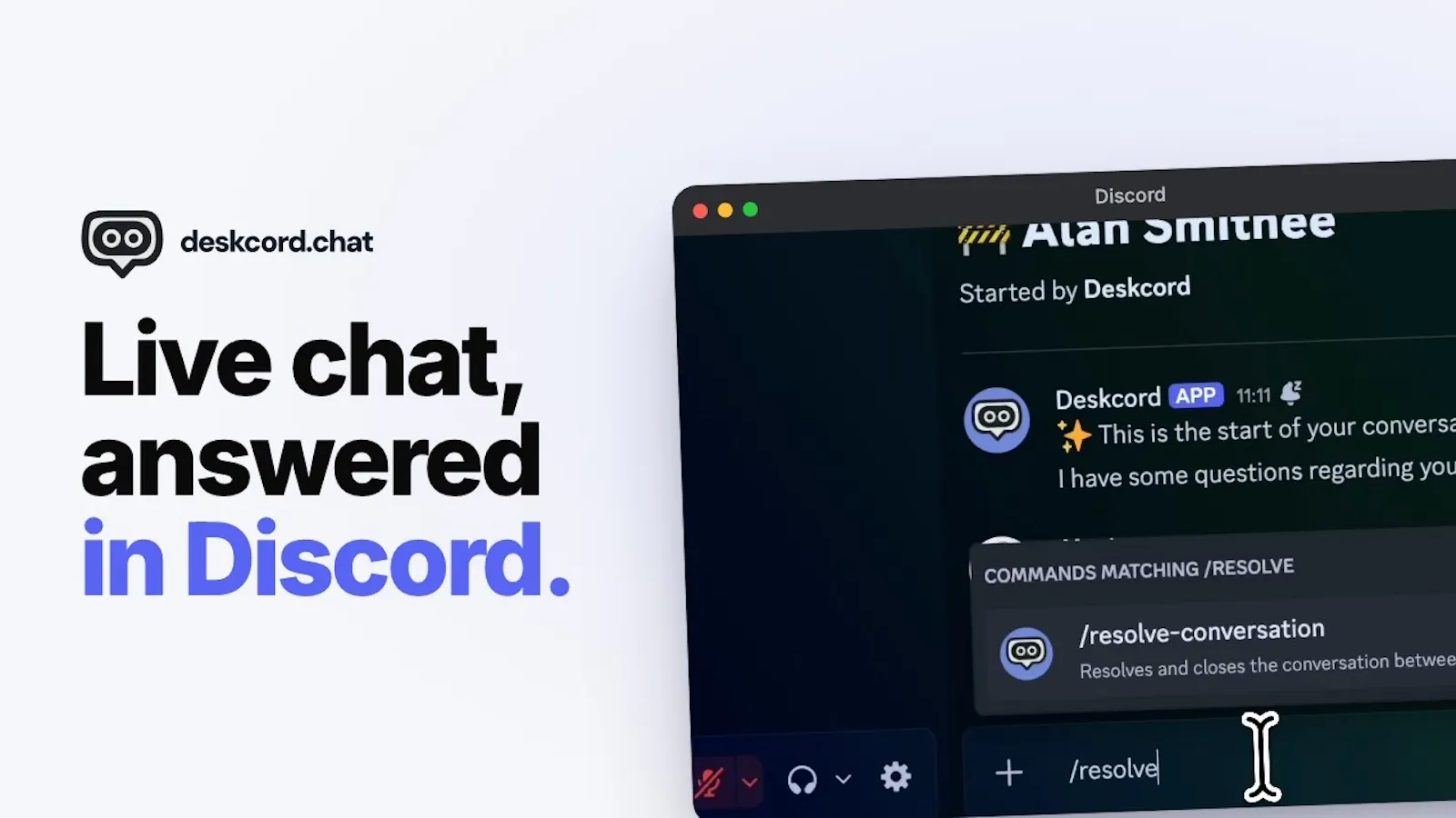 Deskcord.chat screenshot 1 (video preview)