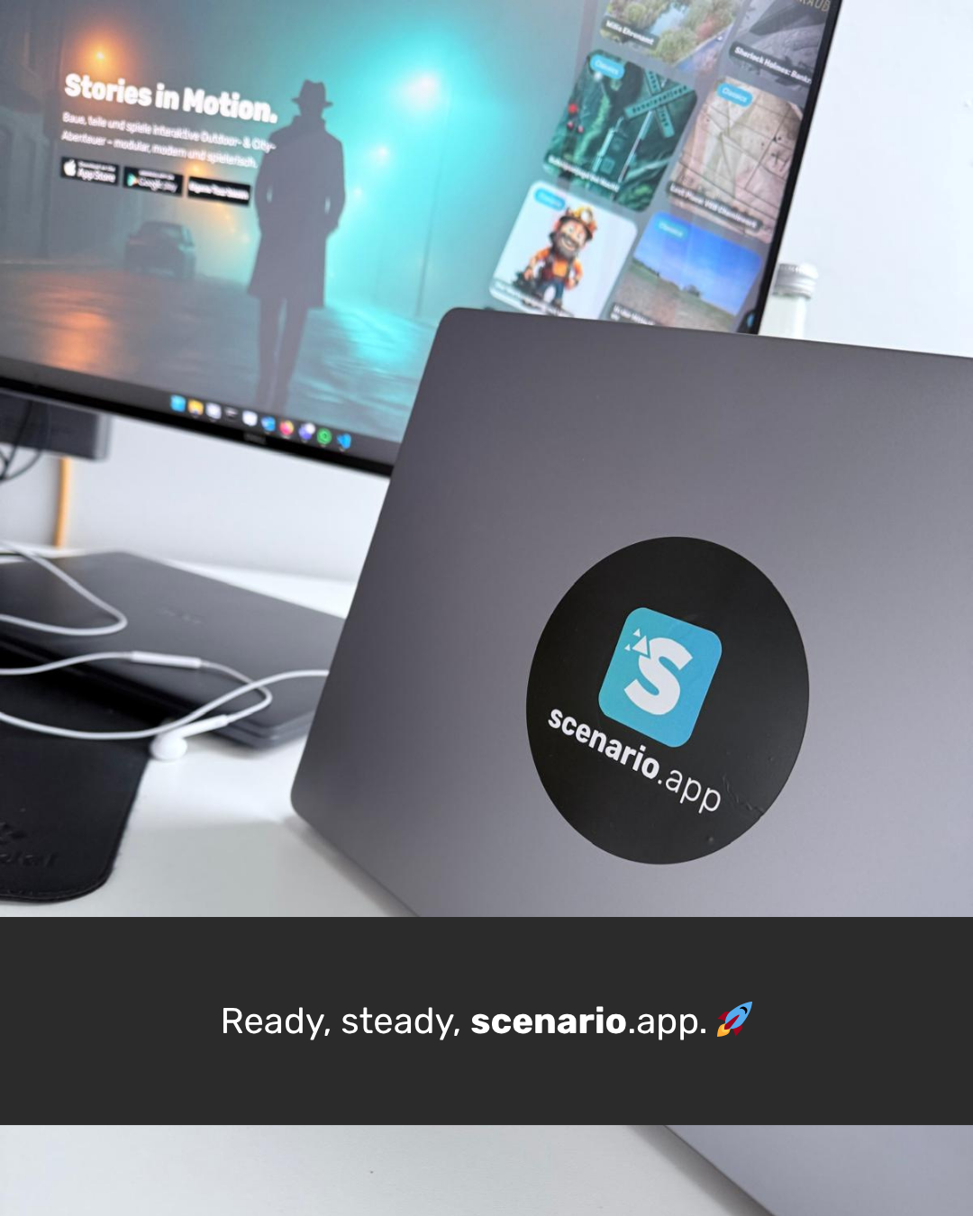 scenario.app - Screenshot 2 showing product features and functionality