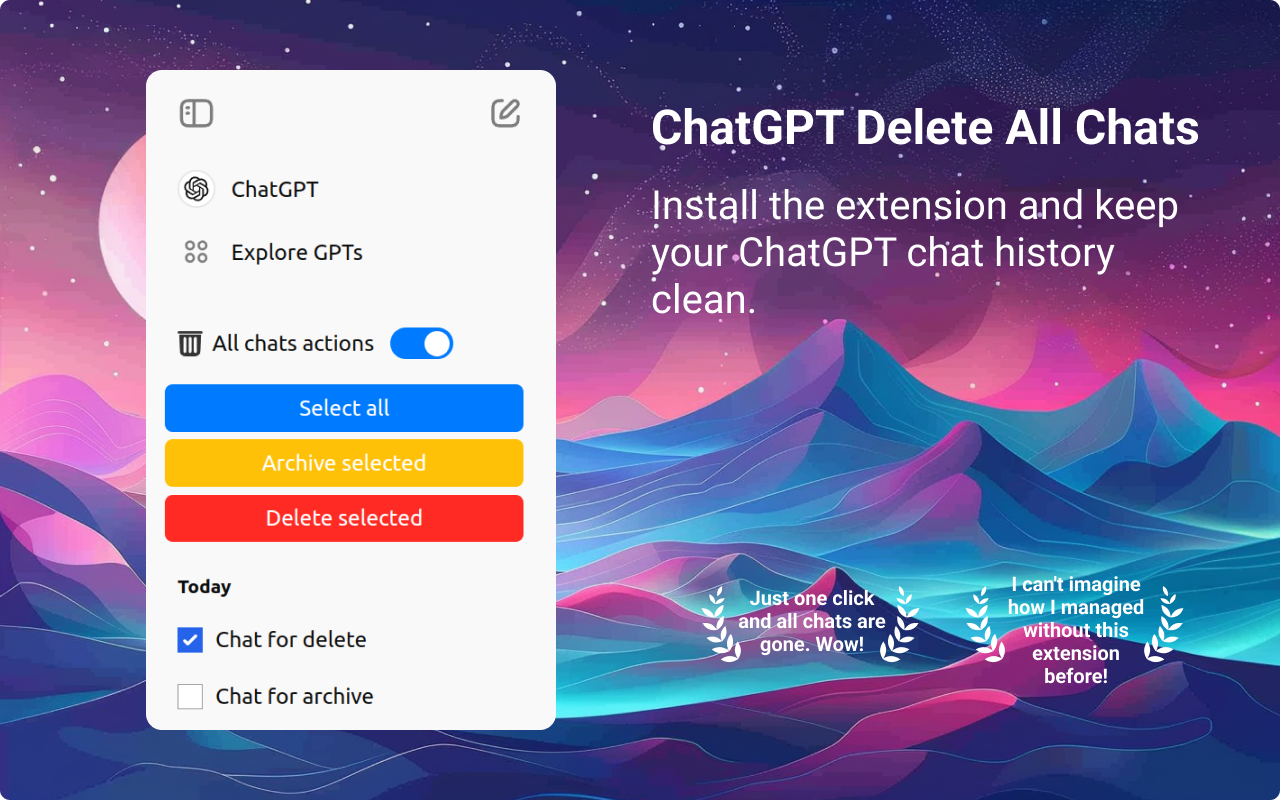 ChatGPT Delete All Chats media 2