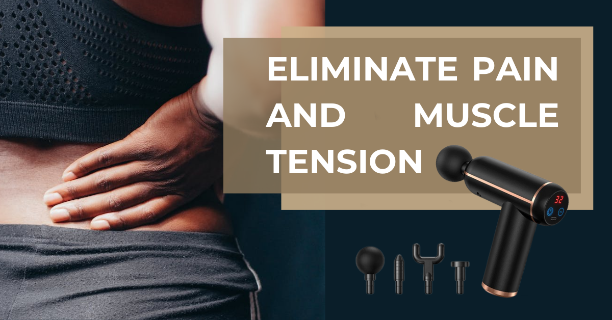 Mídia 2 de FitStrength - Gun de massagem de tecido profundo - Liberar o poder da cura profunda a cada gatilho