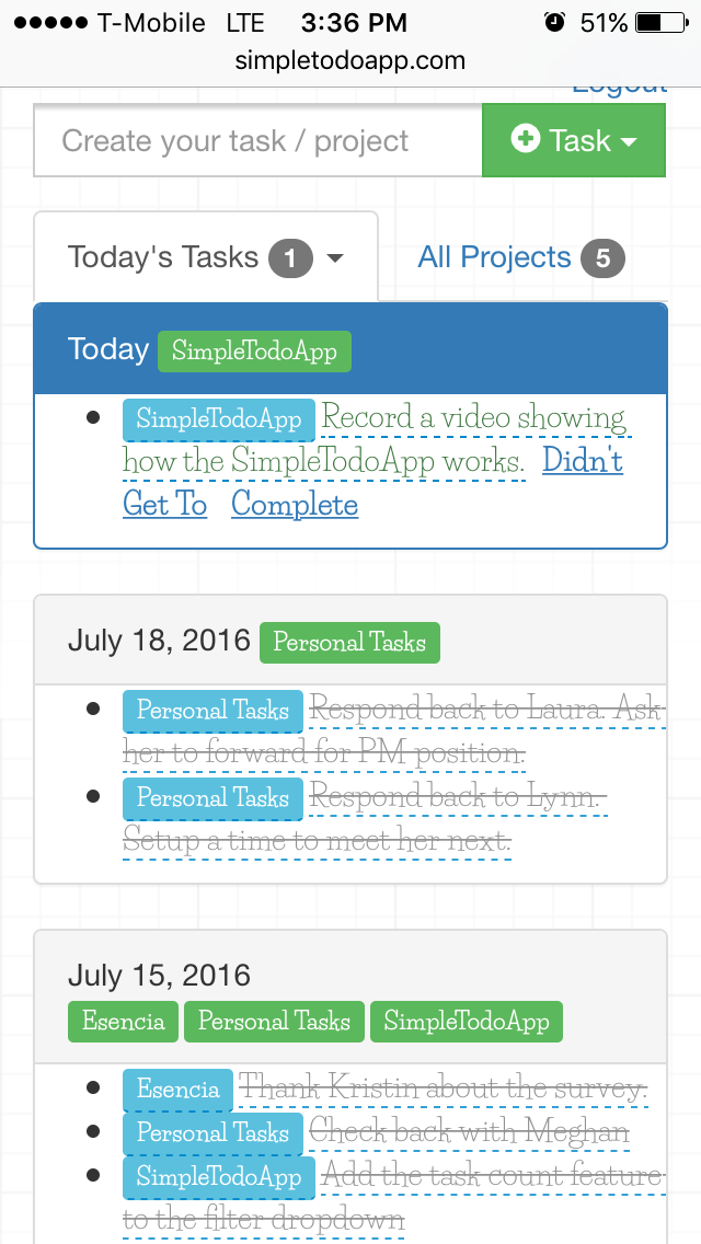 Simple Todo App gallery image