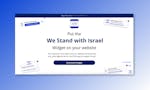 Stand with Israel Widget image