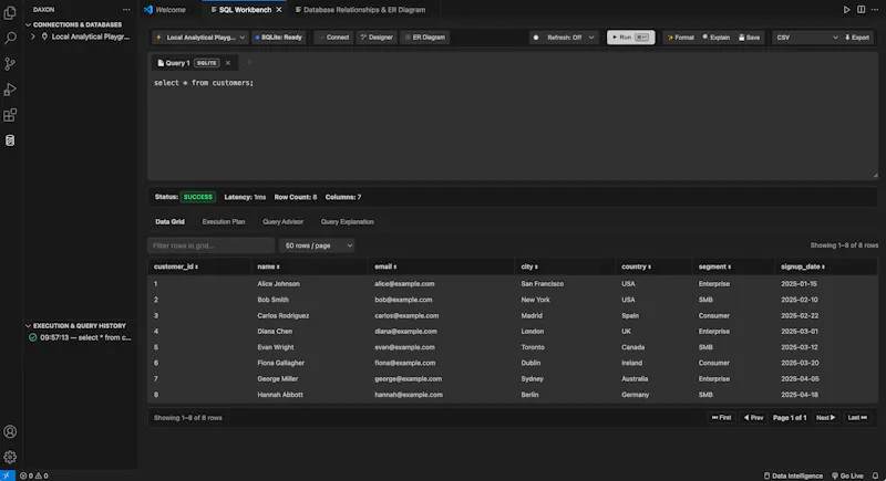 Daxon screenshot 1