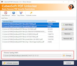 CubexSoft PDF Unlocker gallery image