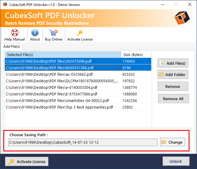 CubexSoft PDF Sblocker media 3