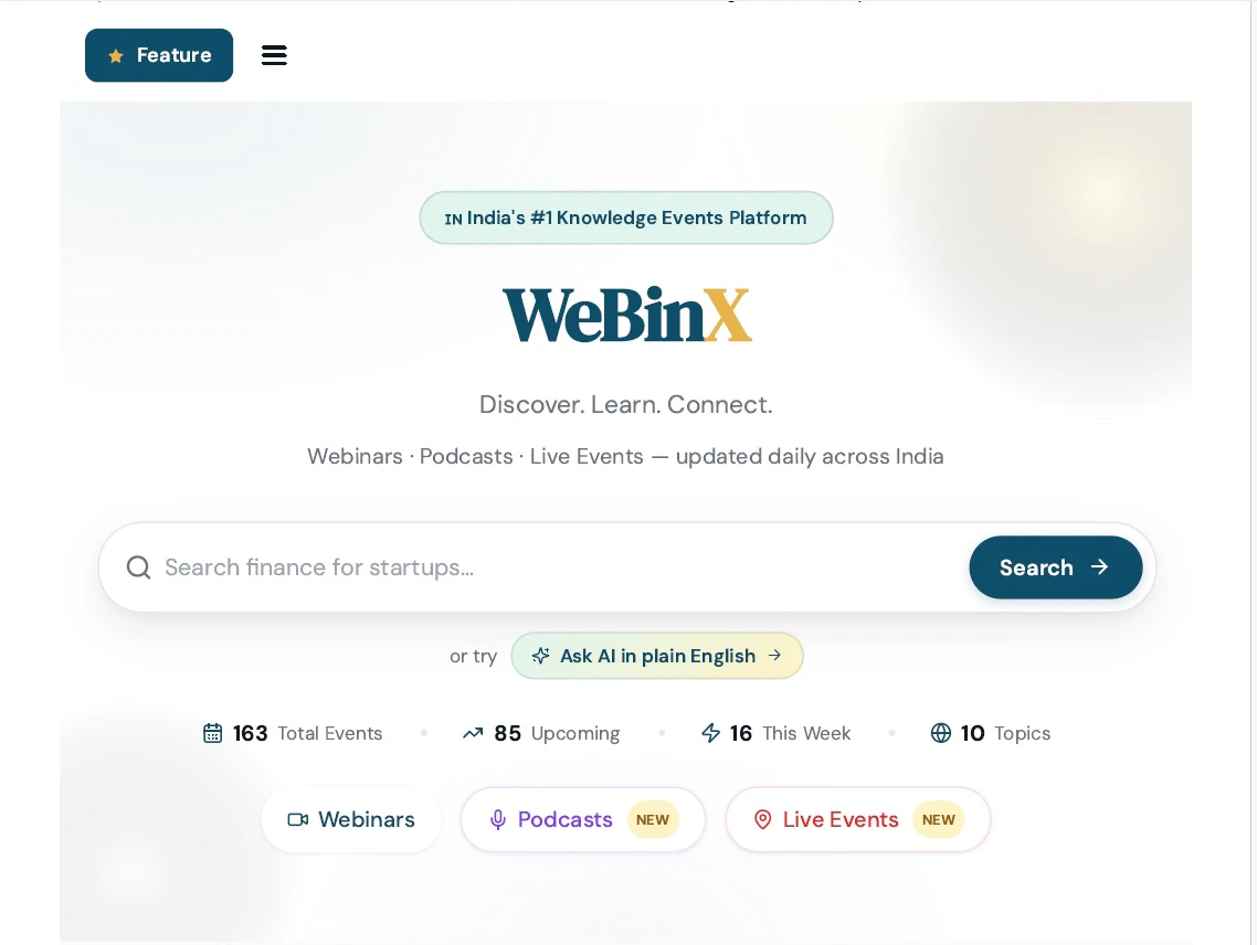 WebinX logo