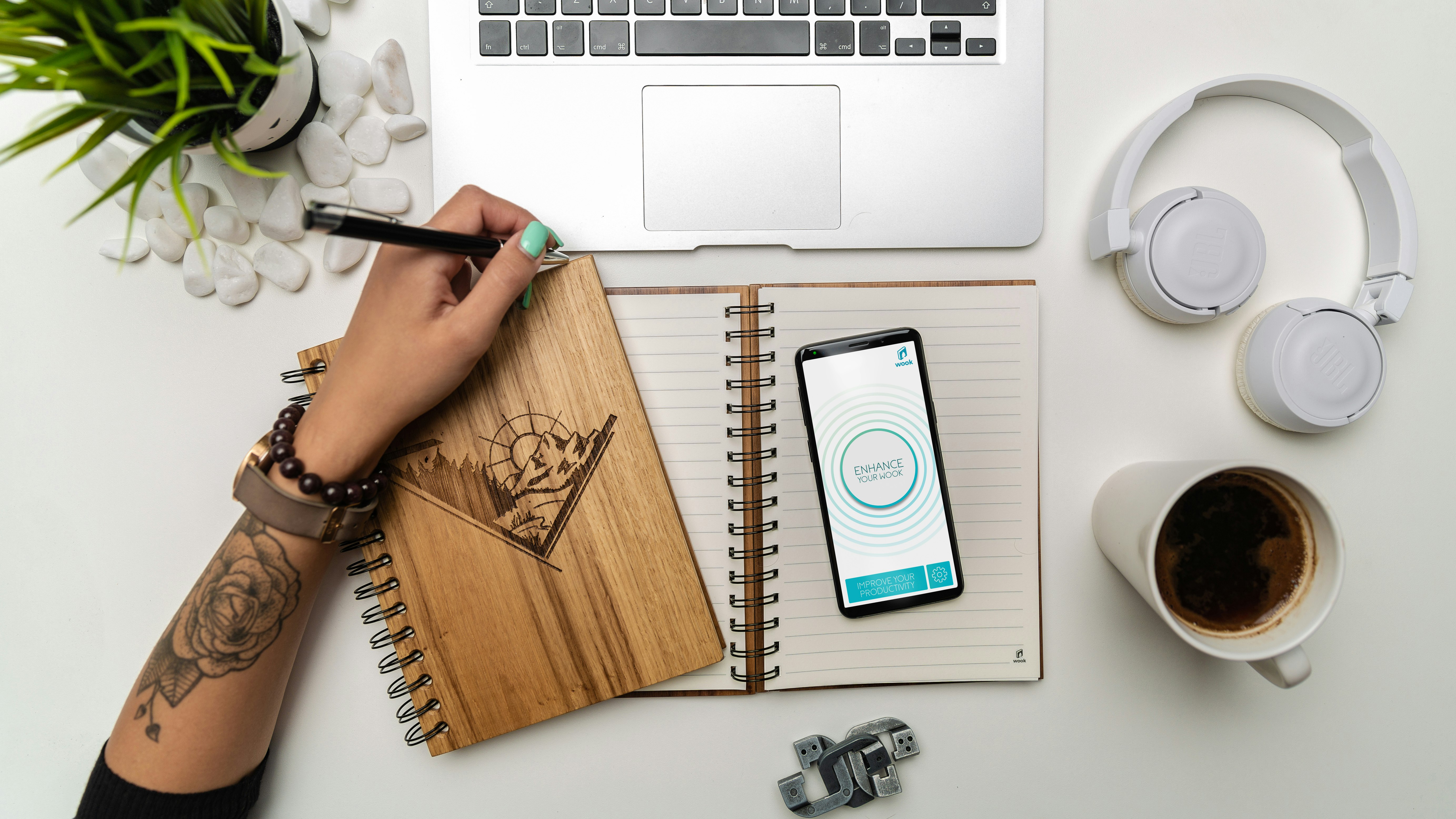 WOOK notes: The First Smart Wooden Notebook