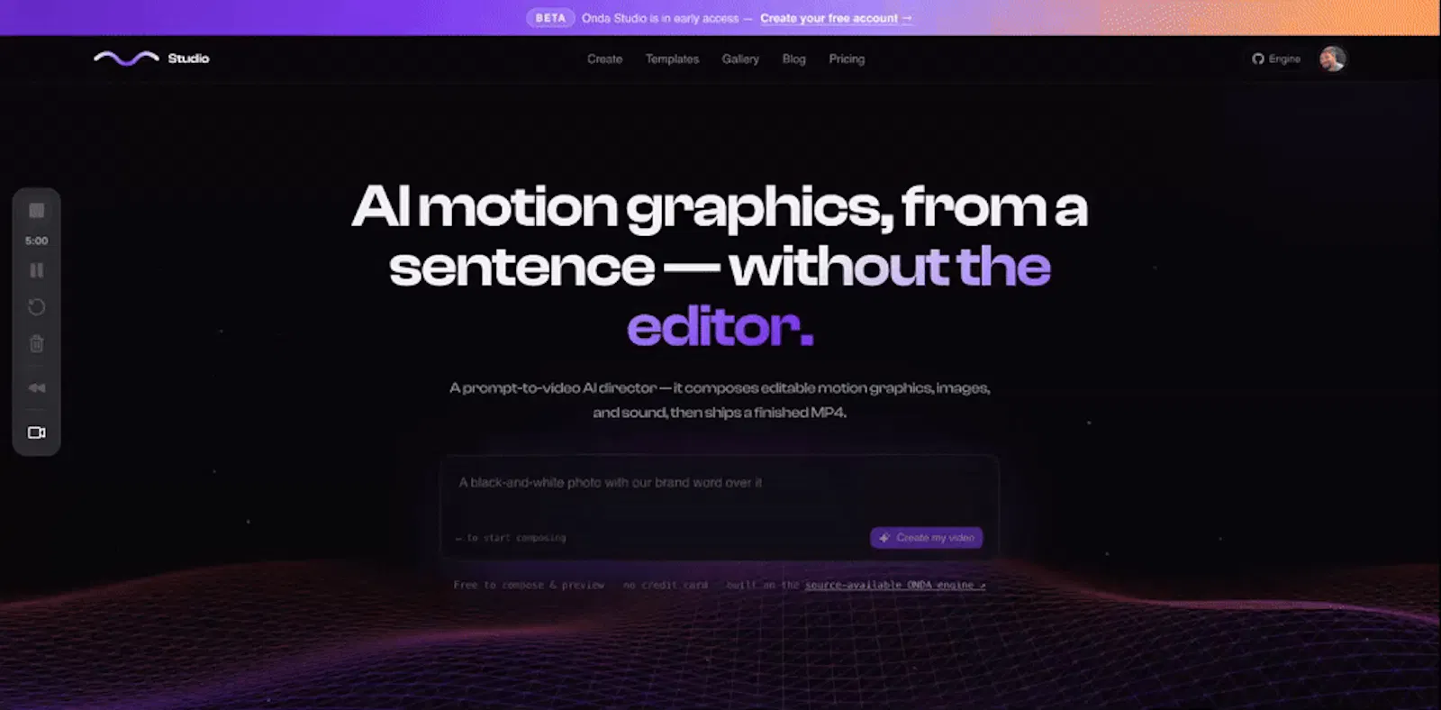 Onda Studio screenshot 1 (video preview)