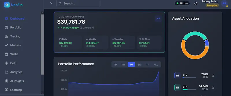 NeoFin screenshot 1