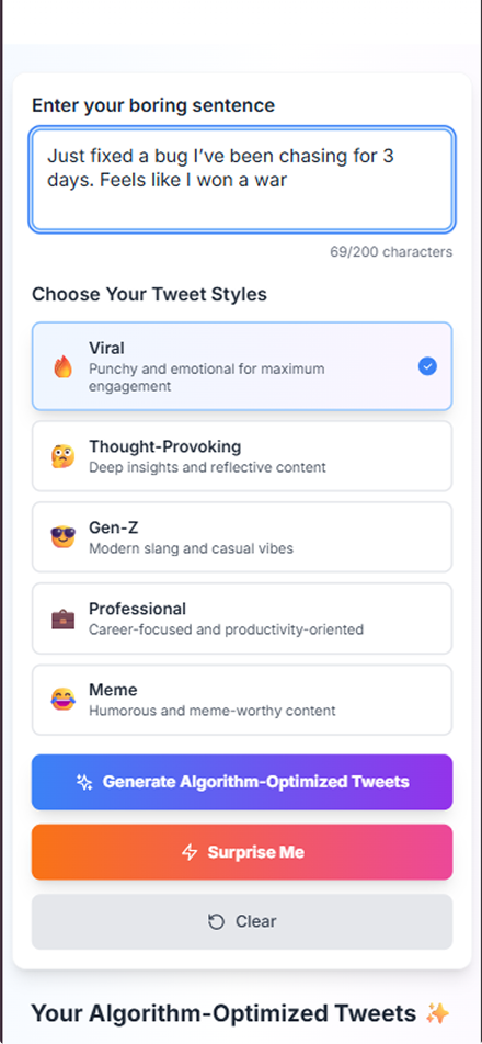 tweevo - แปลงข้อความที่น่าเบื่อเป็นทวีตไวรัสด้วย AI media 2