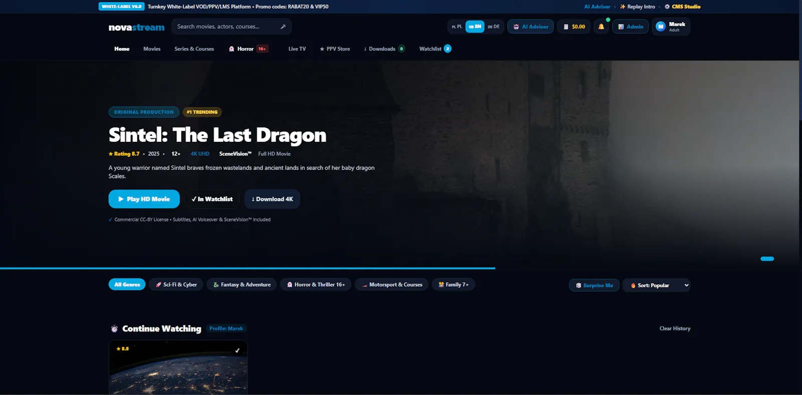 NovaStream PRO screenshot 1