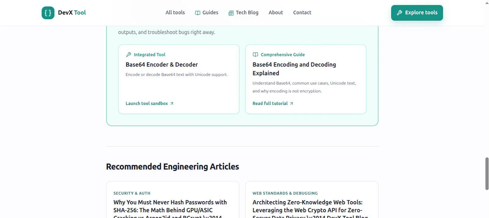 DevX Tool — Free Online Developer Suite screenshot 3