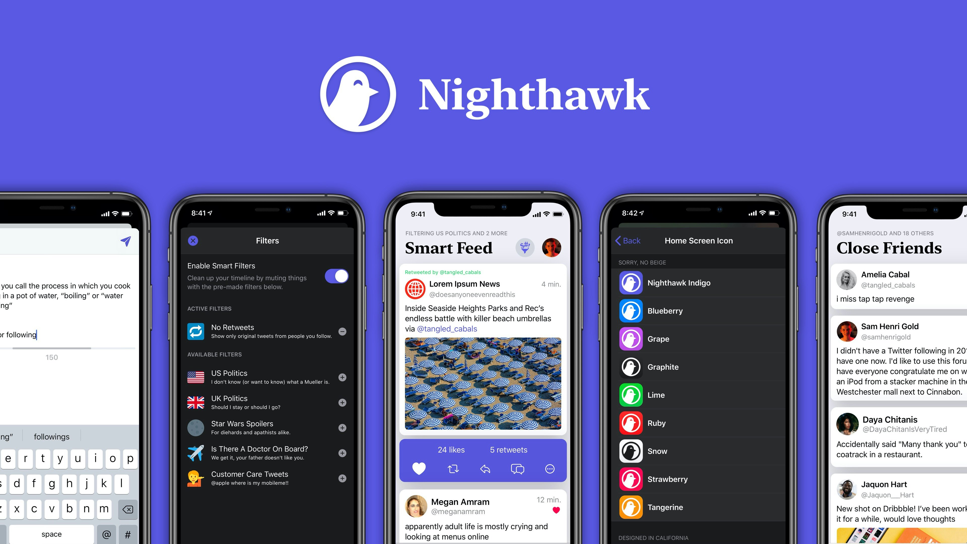 Nighthawk for Twitter Product Information, Latest Updates, and