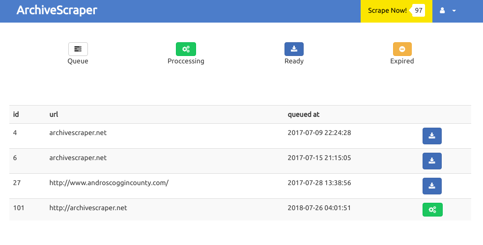 ArchiveScraper gallery image