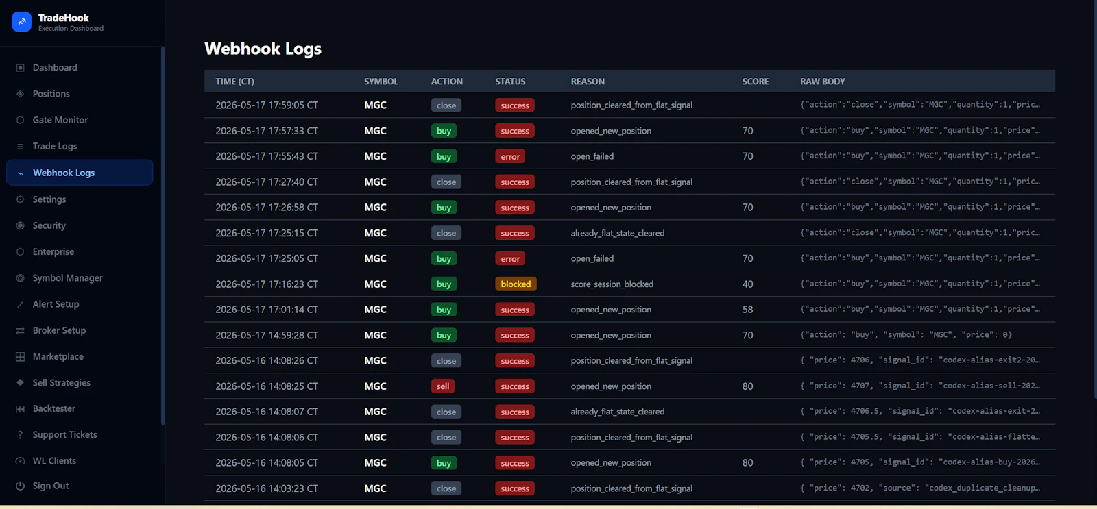 TradeHook screenshot 6